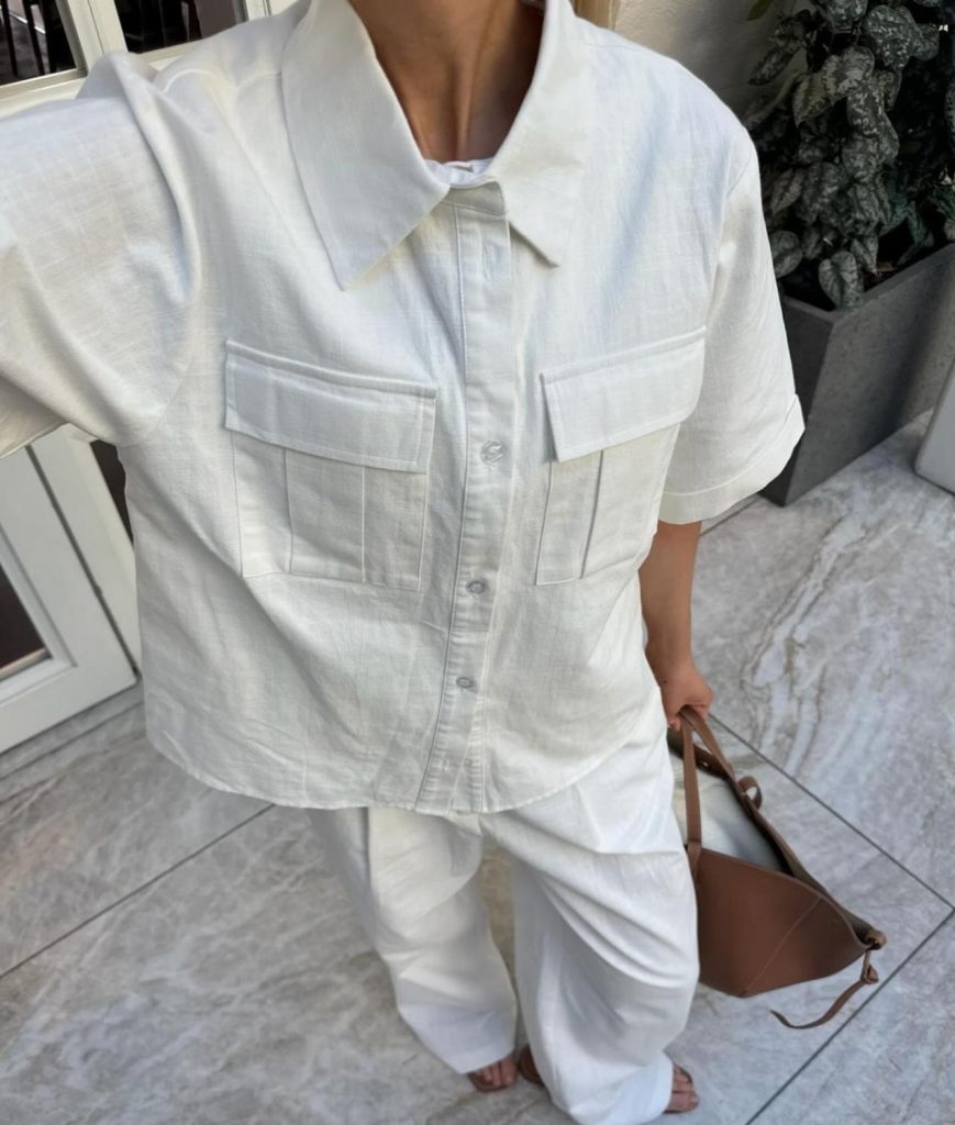 BY IC Celina Shirt White