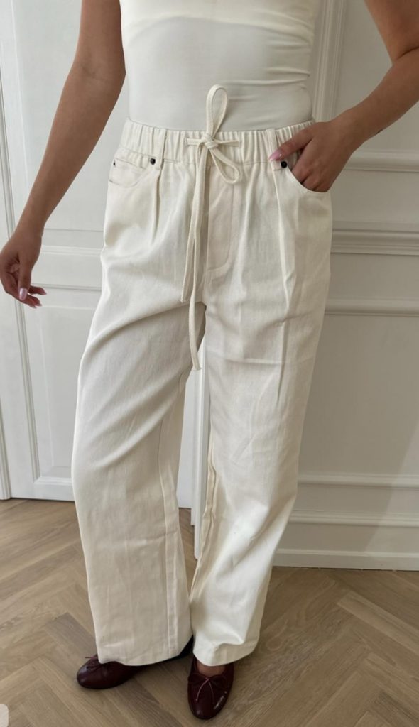 BY IC Karla Pants Off White