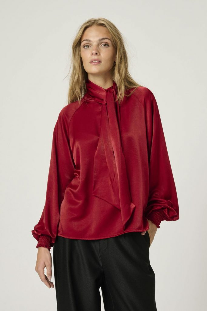 My Essential Wardrobe Estelle Scarf Blouse