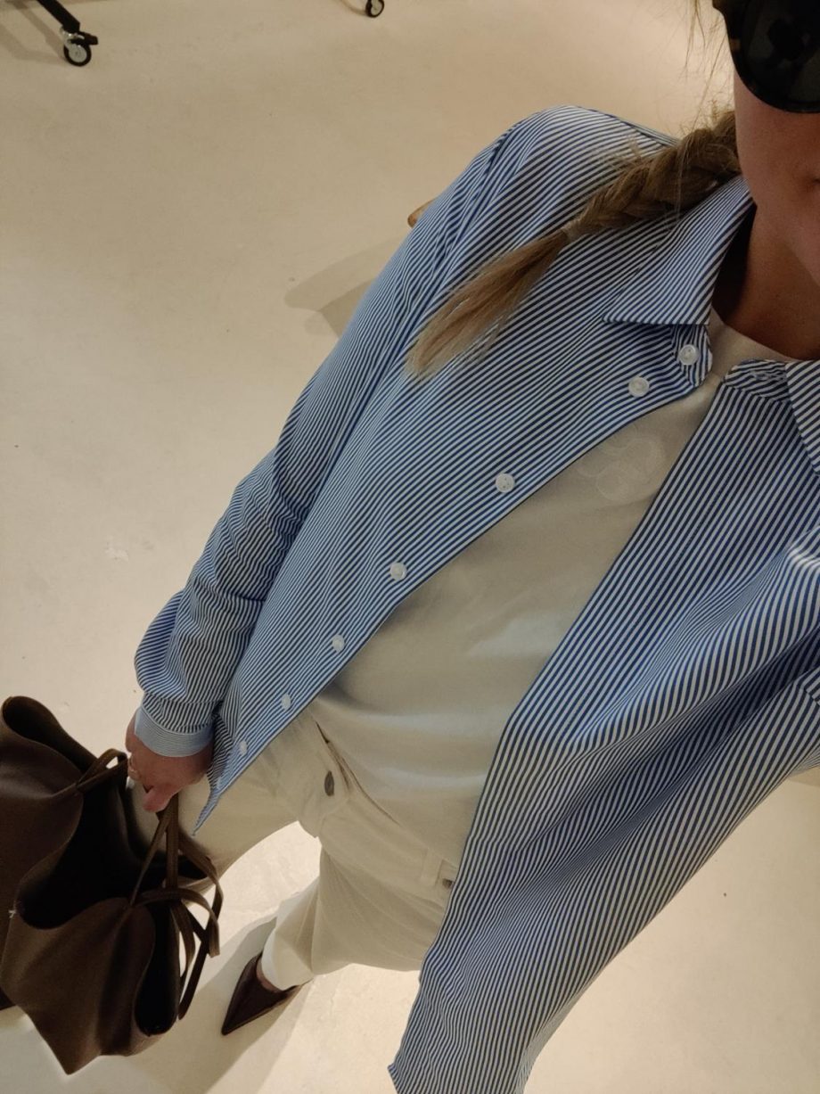 Selected Femme Romie Striped Fitted Shirt