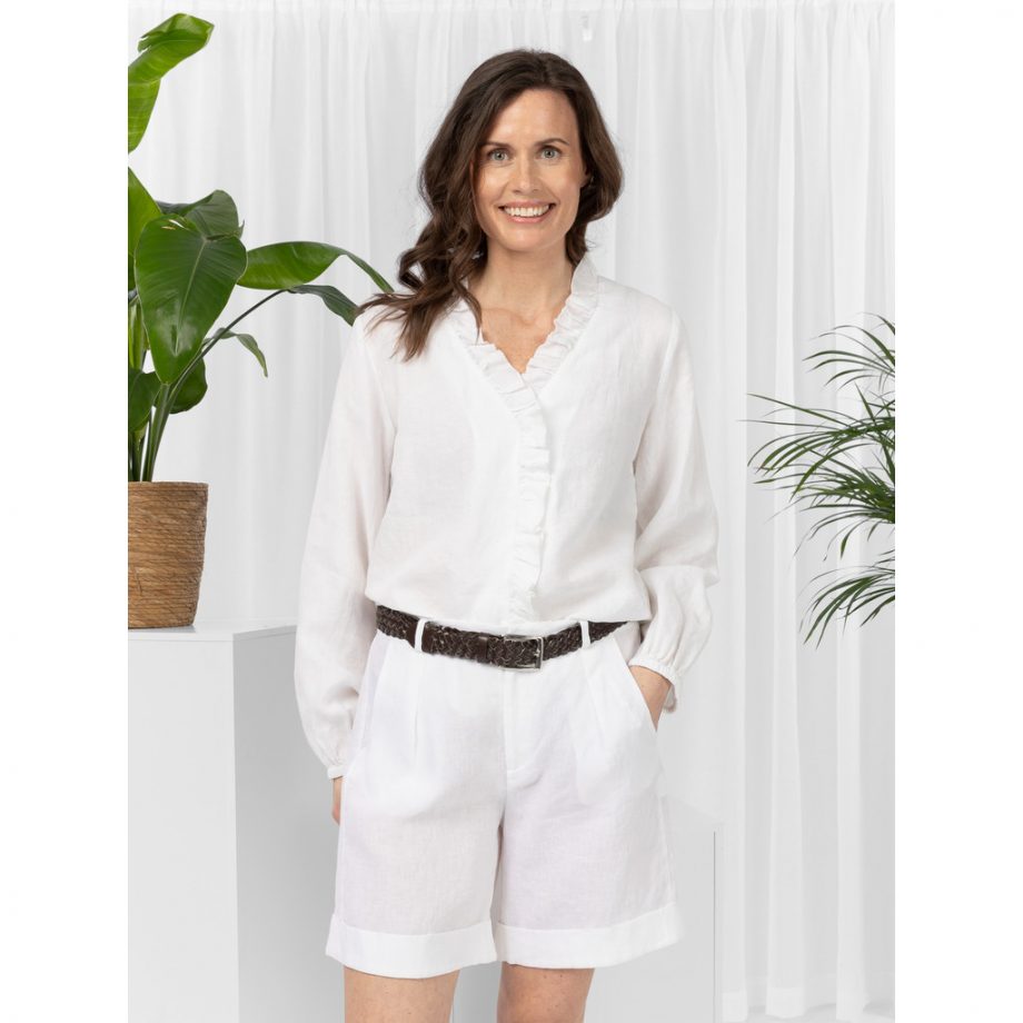 Close To My Heart Lynnie Blouse White